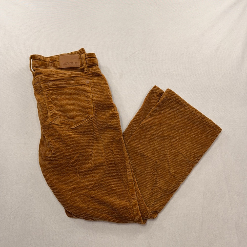 Judy Blue Corduroy Pants Boot Cut Stretch Caramel Brown Mens 15/32‎
